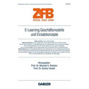 E-Learning Geschäftsmodelle Und Einsatzkonzepte - (Zfb Special Issue) by  Michael H Breitner & Günter Fandel (Paperback) - 1 of 1