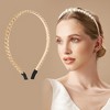 Unique Bargains Women's Cute Headbands Gold Tone 1 Pc - 2 of 4