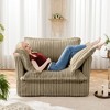NicBex Modern Corduroy Deep Seat Single Sofa with Back Cushion & Big Toss Pillows,Comfy Futon Couch for Living Room,Bedroom - 3 of 4