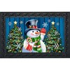 Briarwood Lane Winter Doormat 30x18 Indoor Outdoor Candy Cane Snowman For Winter Doormat - 2 of 4