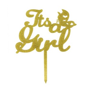 O'Creme Gold 'It's A Girl' Cake Topper - 1 of 1