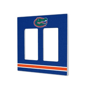NCAA SEC Universities Stripe Hidden-Screw Light Switch Plate for Double Rocker - 1 of 4