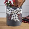 Park Designs Home For Christmas Utensil Crock - Black - 2 of 3