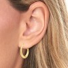 14k Yellow Gold 26mm Classic Round Hoop Earrings - 2 of 4