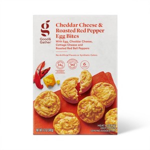 Frozen Roasted Red Pepper & Cheddar Egg Bites - 12oz - Good & Gather™ - 1 of 3