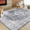 COZONY  Low Pile Area Rug, Non-Slip Vintage Distressed Throw Rug, Ultra Soft Indoor Floor Cover for Bedroom and Dining Room - 2 of 4