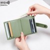 FATMOON RFID Blocking Women's Wallet - PU Leather Slim Card Holder with 14 Card Slots & 1 Bill Compartment for Travel, Daily Use - 4 of 4