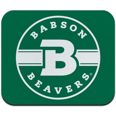 Babson College Beavers Logo Low Profile Thin Mouse Pad