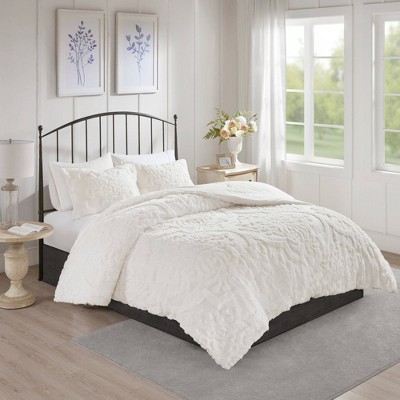 Target white queen comforter sale