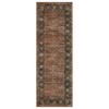 Vintage Floral Print Area Rug Soft Washable Living Room Area Rug Non Slip Low Pile Traditional Carpet - 4 of 4