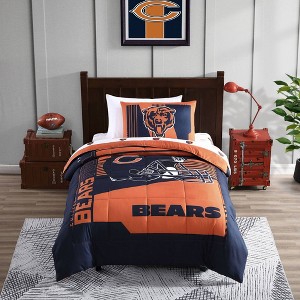 NFL Chicago Bears Bed In A Bag Twin Sheet Set - 1 of 2