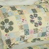 Slickblue Vermicelli Quilted Quilt Set, 8 Floral Design, Full/Queen, Cotton, Machine Washable, 3-Piece - 3 of 4