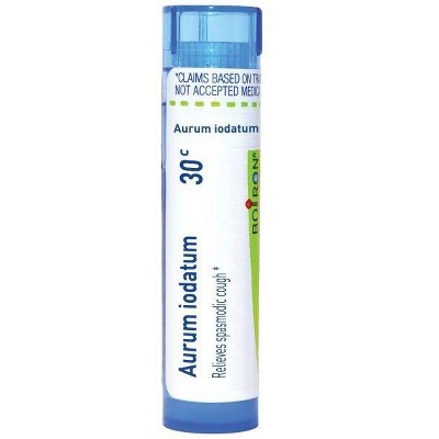 Aurum Iodatum 30C by Boiron Homeopathic Single Medicine For Cough, Cold & Flu  -  80 Pellet