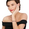 Ross-Simons 16.00 ct. t.w. Emerald-Cut Garnet Tennis Bracelet in Sterling Silver - 2 of 4