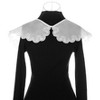 Elerevyo Women Detachable Semi-Sheer Embroidery Neck Ruff Fake Dickey Collar Blouse 1 Pc - 3 of 4