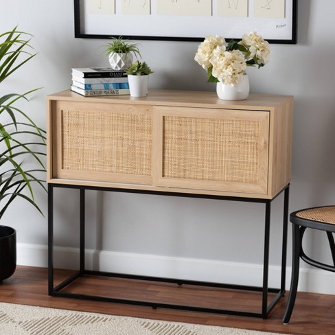 Rattan sideboard outlet target