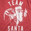 Womens Team Santa T Shirt Funny Xmas Party St Nicholas Lovers Joke Tee For Ladies - Crazy Dog Women's T Shirt - 2 of 4