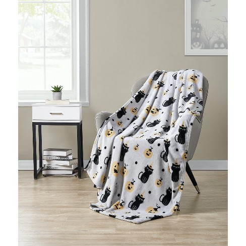 Plush hotsell cat blanket