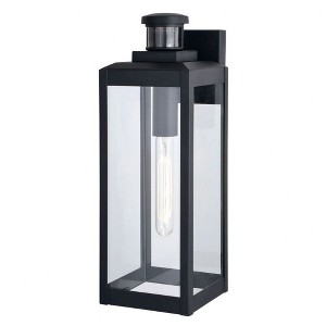 Vaxcel Kinzie 1 - Light Wall Light in  Textured Black - 1 of 4