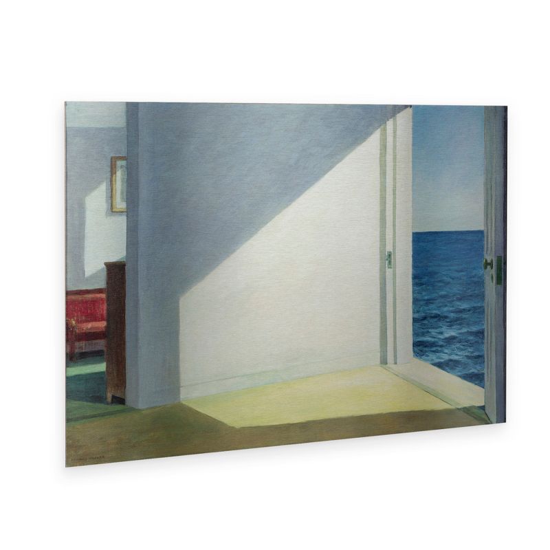 Trademark Fine Art - Edward Hopper 'Rooms by the Sea' Floating Brushed Aluminum Art, 2 of 4