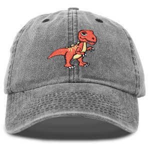 Dalix T-Rex Embroidered Cotton Dad Hat Adjustable Baseball Cap Mens - 1 of 4