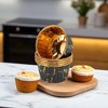 Unique Bargains Cupcake Liners Texture Pattern Disposable Laminated Paper 2.76"x1.54" 50 Pcs - 2 of 4