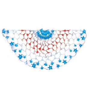 Collections Etc LED Lighted Patriotic 4-Foot Long Bunting NO SIZE - 1 of 2