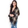 Anna-Kaci Women's Plaid Pattern Scarf with Fringed Edges and Soft Lightweight Material for Year-Round Use - 4 of 4