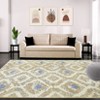 Modern Abstract Area Rug with Non Slip Backing Low Pile Ultra Soft Floor Carpet Non Shedding Stain Resistant Rug for Living Room, Bedroom Dining Room - 2 of 4