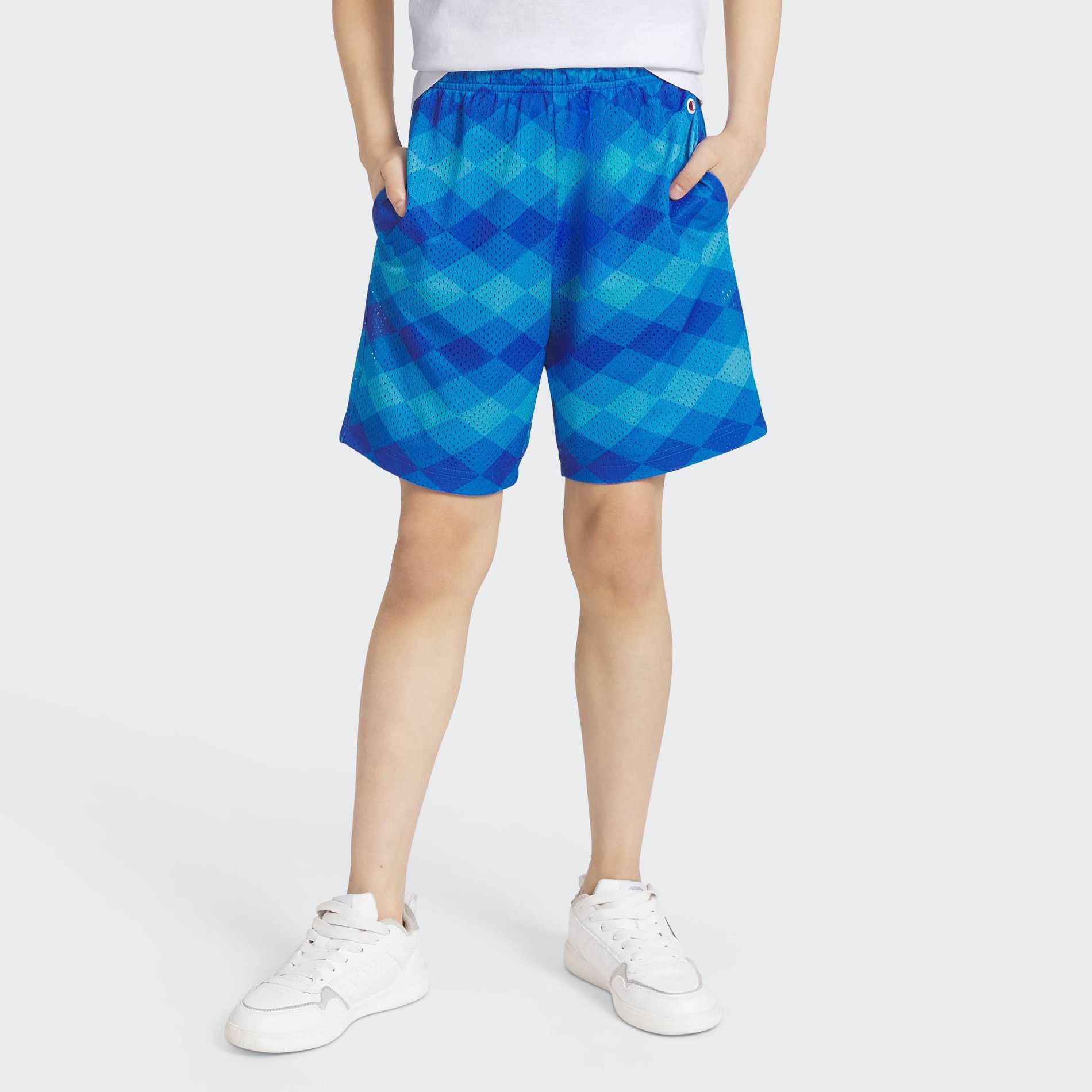 Champion Boys' Diamond Print Mesh Shorts