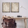 Stupell Industries Boho Botanical Leaf Silhouette 2pc Floating Frame Art Set - 2 of 4