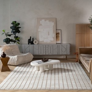 Rug Branch Maise Checkered Modern Indoor Outdoor Area Rug - 1 of 4