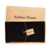 Solino Home Cotton and Linen Plain Table Throw | Dru - 4 of 4
