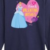 Girls' - Disney Princess - Kisses and Valentine Wishes Long Sleeve Graphic T-Shirt - 2 of 4