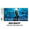 Aquaman Movie My Other Ride Is A Shark Automotive Bumper Sticker - 3 of 4