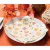 Blue Panda 150-Pack Autumn Leaves Beige Disposable Paper Cocktail Napkins for Thanksgiving Party Supplies - 2 of 4