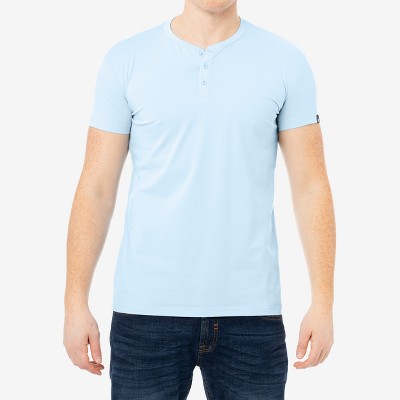 X Ray Men's Basic V-notch Neck Short Sleeve T-shirt In Night Blue Size ...