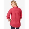 Roaman's Women's Plus Size Long Sleeve Kate Big Shirt - 3 of 4