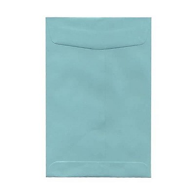 JAM Paper 6 x 9 Open End Catalog Envelopes Aqua Blue 31287520