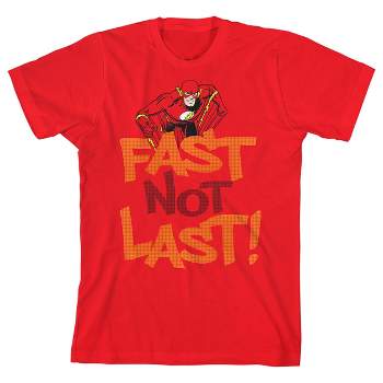 Flash Fast Not Last Boy's Red T-shirt