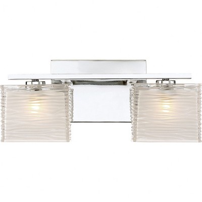 Quoizel Lighting Westcap 2 - Light Vanity in  Polished Chrome
