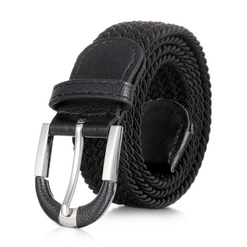 Elastic braided belt in navy blue - Rob III