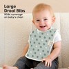 KeaBabies 8-Pack Organic Baby Bibs for Boy, Girl, Drool Bibs, Baby Bib for Girls, Boys,  Newborn Teething Bibs - 3 of 4