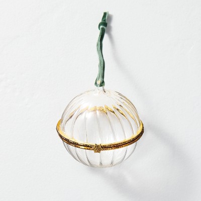 Glass and Brass Fluted Hinge Ornament - Hearth & Hand™ with Magnolia