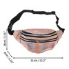 Unique Bargains Stylish Reflective Holographic Sports Waist Bag 1 Pc - 3 of 4