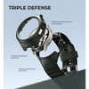 Dexnor for Samsung Galaxy Watch 6 Classic Band [47mm] [43mm],Galaxy Watch 6 Band [40mm] [44mm],[Raised Bezel & Snap-on] Rugged Shockproof Case - 3 of 3