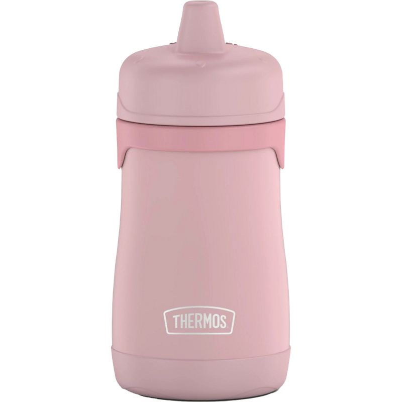 Thermos Baby 10 oz. Simple Pastels Insulated Stainless Steel Sippy Cup - Rose, 1 of 3