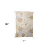 Ivory Brown And Gray Patchwork Hand Woven Area Rug - 3 of 4