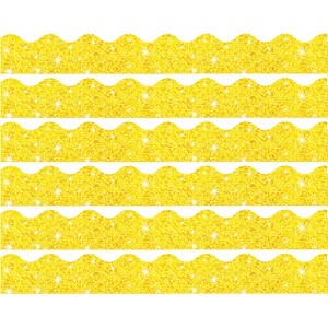 TREND Yellow Sparkle Terrific Trimmers®, 32.5 Feet Per Pack, 6 Packs - 1 of 3