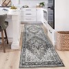 coucheta Multi-size Washable Vintage Area Rug for Living Room, Foldable Soft Stain Resistant Non Slip Low Pile Carpet, for Bedroom, Dining, Office - 2 of 4